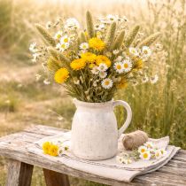 Article Bouquet de fleurs séchées d'immortelle jaune (Helichrysum), 100 g