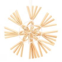 Article Étoiles de Noël en Paille – Décoration Traditionnelle pour Sapin