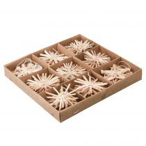 Article Décorations traditionnelles en paille pour sapin de Noël, pour une décoration festive