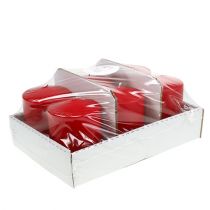 Article Bougie pilier 100/80 rouge 6 pcs