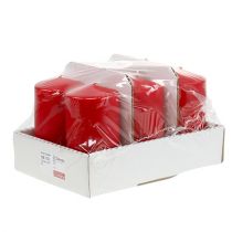 Article Bougie pilier 150/80 rouge 6pcs