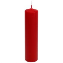 Article Bougies piliers rouges Bougies de l&#39;Avent bougies rouges 200/50mm 24pcs