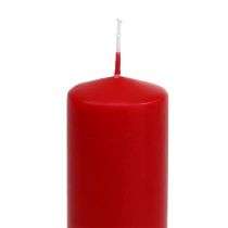 Article Bougies piliers rouges Bougies de l&#39;Avent bougies rouges 200/50mm 24pcs