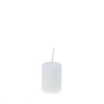 Article Bougies piliers bougies de l&#39;Avent blanches petites bougies 60/40mm 24 pcs