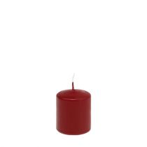 Article Bougie pilier 70/60 vieux rouge 16pcs