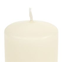 Article Bougie pilier 80/80 crème 6 pièces