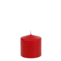 Article Bougie pilier 80/80 rouge 6 pièces