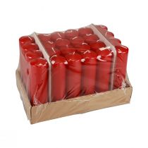 Article Bougies piliers rouges Bougies de l'Avent bougies rouges 200/50mm 24 pcs