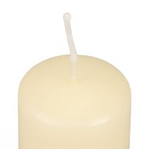 Article Bougies piliers Bougies de l&#39;Avent Bougies crème 60/40 mm 24 pièces