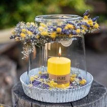 Bougie Pilier Jaune Citron Bougies Wenzel Bougies PURE 90×70mm