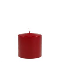 Article Bougies piliers 80/80 vieux rouge 6 pièces