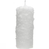 Article Bougies de l&#39;Avent, bougies piliers, bougies boules de neige 150/60mm 4 pcs