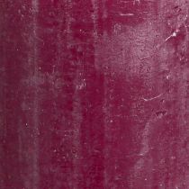 Article Bougies piliers bougies Berry de couleur unie violet 60×80mm 4 pcs