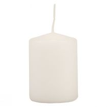 Article Bougies piliers bougies de l&#39;Avent blanches petites bougies 70/50mm 24 pcs