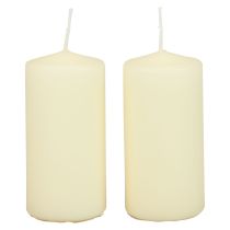 Article Bougies piliers H100 Ø50cm Bougies crème 12pcs