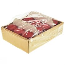 Article Bougies piliers bougies rouges H70mm Ø50mm 12 pcs