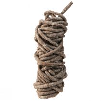 Article Stylo cordon cordon feutre laine de mouton roulé marron 10mm 15m