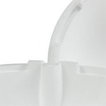 Article Boule en polystyrène Ø25cm blanche