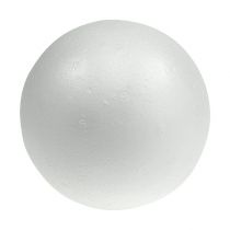 Article Boule en polystyrène Ø30cm blanche