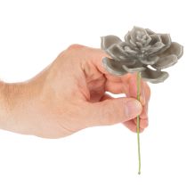 Article Kalanchoé artificielle en cire avec tige en fil de fer 8 cm, lot de 8