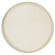 Article Plateau décoratif rond en métal 30 cm beige pour plantes et accessoires