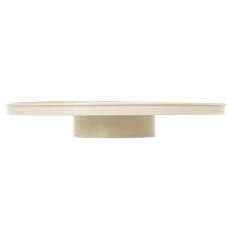 Article Plateau décoratif en métal rond 41 cm beige pour intérieur