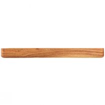 Article Plateau rectangulaire en bois d'acacia huilé 40x15x4 cm