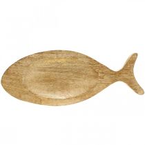 Article Plateau déco poisson en bois plateau en bois assiette en bois 30x3x12cm