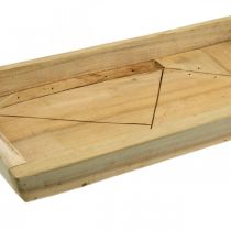 Article Plateau en bois de paulownia avec motif géométrique 45x23,5cm