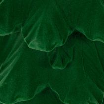 Article Sapin décoratif en plastique floqué vert 27 cm pour décoration intérieure