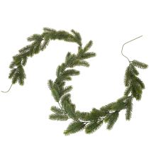 Article Tenture de sapin artificielle verte 200 cm pour décoration intérieure