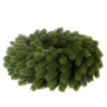 Article Couronne artificielle en branches de sapin vert ronde 50 cm