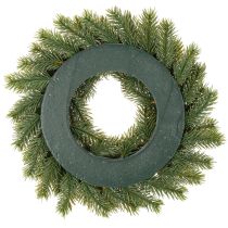 Article Couronne en branches de sapin artificielles avec pommes de pin 30 cm