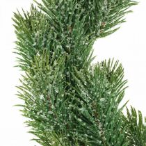 Article Couronne de sapin artificielle couronne de l&#39;Avent verte, glacée Ø35cm