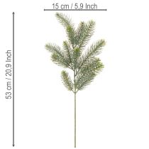 Article Lot de 3 branches artificielles de sapin 50 cm pour décoration festive