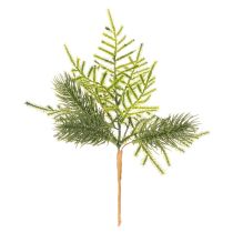 Article Branche de sapin artificielle en plastique vert 22 cm set de 2 pour décoration intérieure