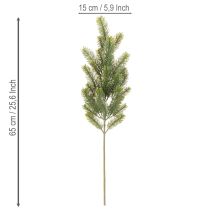 Article Branche de Sapin Artificiel 65 cm – Lot de 3
