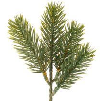 Article Branche de sapin artificielle verte 25 cm pour décorations hivernales, lot de 24 pièces