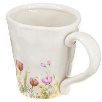 Article Mug à café orné de fleurs colorées pour un réveil tout en douceur 10,5 cm