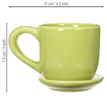 Article Tasse à café décorative, 11 cm, lot de 3.