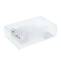 Article Colombe blanche sur pince 14 cm 2 p.