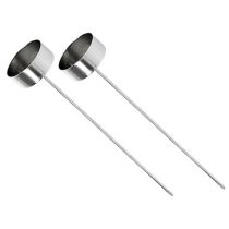 Article Photophore à brancher argent 21cm 8 pcs