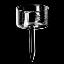 Article Photophore verre bougie chauffe-plat transparent Ø4,5cm H8cm 8 pcs