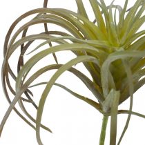 Tillandsia artificiel à coller vert-violet plante artificielle 13cm