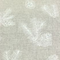 Nappe Motif Sapin Gris 20cm 5m