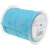 Article Ruban de table Crash Turquoise 100mm 15m