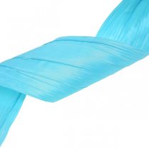 Article Ruban de table Crash Turquoise 100mm 15m