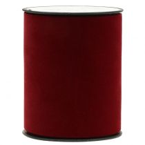 Article Ruban de table ruban velours rouge foncé 100mm 8m