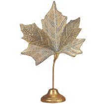 Article Décoration de table décoration feuille d&#39;érable d&#39;automne doré antique 58cm × 39cm