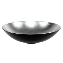 Déco de table bol argent Ø28cm plastique